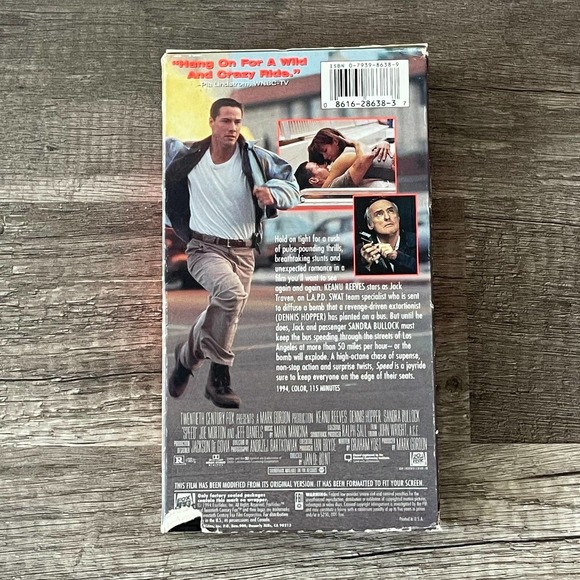 SPEED [ VHS - 1994 ] KEANU REEVES SANDRA BULLOCK DENNIS HOPPER - FOX VIDEO - Picture 3 of 7